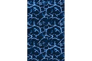 Blue Wave NL502-20 Standard Gauge Evening Bay Round Overlap Steel Wall Swimming Pool Liner, 15-FT