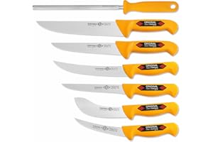 Solingen Eikaso 4202G - Cuchillo de carnicero, cuchillo de carnicero, cuchillo de carne, cuchillo de carne, cuchillo de carnicero, cuchillo de deshuesar y cuchillo de chef