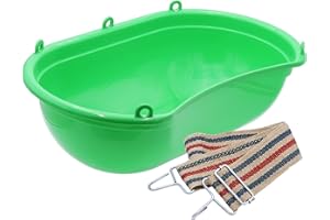 ‎AGRARFLORA KEXMY Agrarflora Streuwanne 20 Liter mit Tragegurt - Düngerwanne mit Mulde - Sähwanne zum Ausbringen von Dünger und Streusalz - Wanne zum Streuen von Kalk und Saatgut