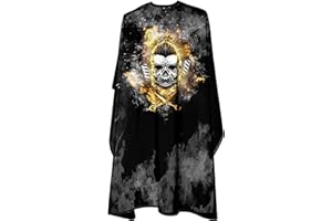 BM BARBER MOOD Barbermood Barber - Capa de peluquería profesional para barberos o salones de belleza