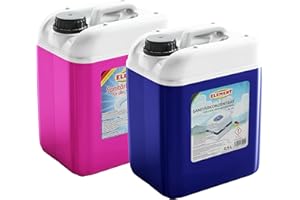 ‎ELEMENT Sanitärflüssigkeit für Campingtoiletten I Set 2 x 2,5 Liter I BLUE & Spülwasssertank I für Frisch- und Abwassertank I Chemietoiletten Zusatz I Camping WC I Abwassertank I Sanitärkonzentrat