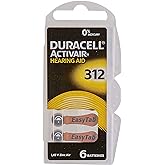 Duracell Easytab DA 312 - 10 x 6 for all hearing aids with battery type 312