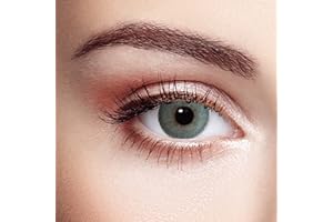 LENTES DE CONTACTO VIP Malaga VIP Lenti a contatto colorate grigie moderato design super realistico 2 pezzi Annuali + kit con astuccio, pinzette e ventosa in silicone