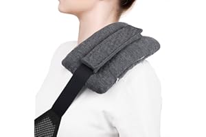 RoamReady Seat Belt Pillow for Mastectomy Post-Surgery, Heart Surgery Recovery Support Cushion Pad for Chest Chemo Port Pacemaker Bypass Hysterectomy Recovery Gifts for Women (Dark Gray)