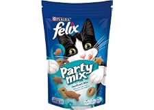 Purina Felix Party Mix Seafood Cat Treats 60g(Pack of 1)