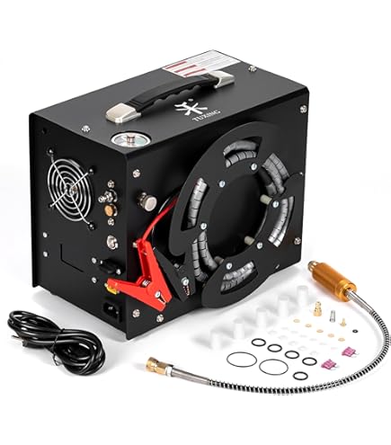 VEVOR Air Compressor PCP Portable 30MPa Water Cooling Integrated Fan, Automatic Shutdown, DC 12V/AC 230V Paintball Tank Compressor for Air Gun, Diving Bottle VEVOR Air Compressor PCP Portable 30MPa Water Cooling Integrated Fan, Automatic Shutdown, DC 12V/AC 230V Paintball Tank Compressor for Air Gun, Diving Bottle