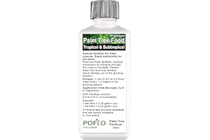 POFLO Palm Tree Liquid Fertilizer HighTech NPK, Root, Soil, Foliar, Fertiliser - Professional Plant Food (250ml)