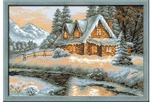 Riolis Kit de Punto de Cruz. Paisaje Invernal