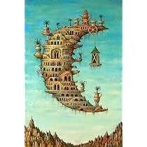 Y-fodoro 1000 Teile Salvador Dali Puzzle „Leben Auf Dem Mond“ – Holz-Puzzle Für Erwachsene & Kinder
