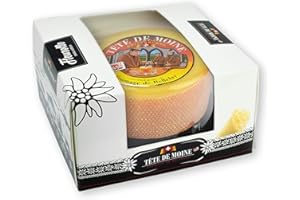 TÊTE DE MOINE AOP Fromage Tête de Moine + Appareil à racler | Fleurolle Box - 400g - Suisse