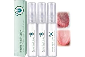 Ninnyi 3PCS Dry Mouth Spray, Tongue Repair Spray for Oral Sore Tongue Relief