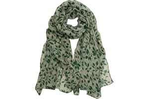 RIIQIICHY Echarpes et Foulards Femme Grande Écharpe Légère élégante Imprimée Écharpes Femmes pour Le Printemps et l'été