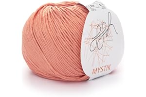 ggh Mystik - 118 - Melocotón - Algodón con viscosa para tejer y hacer ganchillo