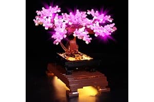 Éclairage LED pour Lego 10281 Bonsai Tree Creator Expert Kit de montage (pas de modèle Lego inclus), kit d'éclairage BrickBling DIY pour arbre bonsaï 10281