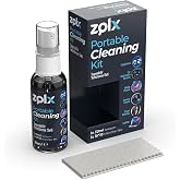 Zolx 30ml Taşınabilir Temizleme Kiti G&ouml;zl&uuml;k Telefon Tablet Akıllı Saat K&uuml;&ccedil;&uuml;k Ekran Temizliği 15 * 18 Bez Hediyeli