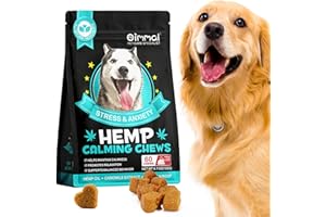 Bieyoc Calming Dog Treats, Dog Calming Treats, Natural Ingredients Calming Chews for Dogs Helps with Dog Anxiety, Separation, Barking, Stress Relief, Thunderstorms, Travel