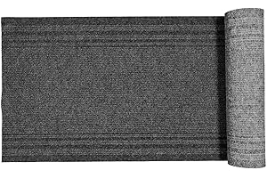 CASATESSILE Tappeto passatoia corsia Alto 68 cm. Varie Misure RIG Passerella per Ingresso Casa, Negozi o Ufficio - Grigio, 280 cm.