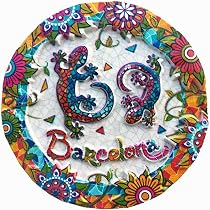 Souvenir magneti da frigorifero 3D Barcellona Spagna magnete da