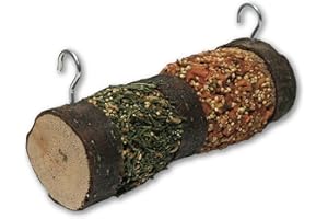 Rosewood Naturals Double Woodroll, Small Animal Treat and Gnaw Toy for Rabbits, Guinea Pigs, Chinchillas, Hamsters, Gerbils, 