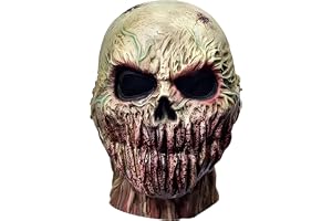 KEELYY Skräckmask halloween latex helmask zombie gammal man helhuvudmask skräck monster cosplay