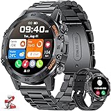 LIGE Smartwatch Uomo, Orologio Intelligente da 1,39" con Frequenza Cardiaca, Pressione Sanguigna, Monitor del Sonno per Andro