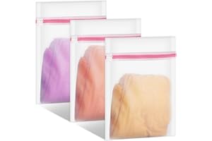 UTOCLEC 3 Piezas Bolsa Lavadora, Bolsas de Malla con Cremallera para Suéteres, Red de Lavado para Cortinas, Abrigos, Suéteres, Ropa de Cama, Almohadas, Alfombras