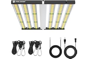 Phlizon FD6500 Led Grow Light pour plantes d'intérieur Daisy Chain Lampe de croissance à intensité variable avec LM281B pour une couverture de 1,8x1,8m Lampes de croissance (FD6500)