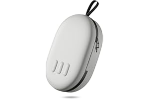 ZOZOVR für Meta Quest 3 Tasche, Harte Case kompatibel mit Oculus Quest 3 Headset mit Elite-Gurt, Controllern und anderem Zubehör, Geeignet für Reisen und Aufbewahrung Hause (Hellgrau)