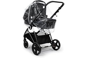 FOR YOUR LITTLE ONE Universal Rain Cover Compatible with Mamas and Papas Pushchair,Pram, Car Seat, Carrycot, 2 in 1, Side by Side, Twin, Pram,Weather Shield Windproof, Waterproof, Protect Sun Dust Snow (2 in 1)