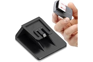 GAMBC 1 PC - Support Telepass modèle Slim - Compatible - Telepass Autocollant 3M - Porte Telepass pour voiture - Autocollant Telepass - Accessoires Auto - Fixation Telepass Support - Nouveau