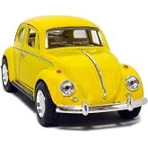 13cm 1967 Volkswagen Classic Beetle 1:32 Scale (Yellow)