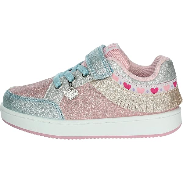 Scarpe Lelli Kelly Gioiello Bianco/Verde Con Glitter E Braccialetto Sganciabile – Modello LKAA4010 BIVE, Chiusura A Strappo Per Bambina