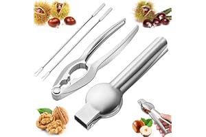 BellaGesundheit Chestnut Cutter, Chestnut Opener, Stainless Steel Chestnut Cutter, Chestnut Tongs, Chestnut Clip, Nutcracker for Walnuts, Chestnuts, Nuts