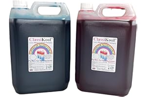 Classikool 2 x 5 Litre Slush Puppy Syrup Set (1x Red Strawberry & 1x Blue Raspberry)