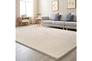 Treeboy Memory Foam Mat, Extra Thick Area Rug 2cm for Kids Living Room, Baby Playroom Crawling Carpet with Non-Slip Fluffy Soft Play Mat Modern Floor Toddler Nursery Carpet 150x200cm