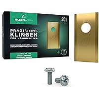RASENWERK® - Hochwertige Mähroboter Messer mit passenden Schrauben - Universal Ersatzklingen Ersatzmesser für die Marken…
