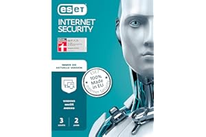 ESET Internet Security 2023 | 3 Geräte | 2 Jahre | Windows (10 und 11), MacOS oder Android | Aktivierungscode per Email