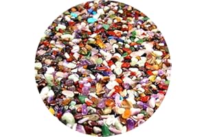 ‎WUNDERSTEIN24 Bunter Trommelstein - Mix echte Edelstein - Mischung aus aller Welt Ø ca. 8 – 15 mm kleine Heilsteine Wassersteine Glückssteine - Schätze der Natur (Packung Nr. 2 mit 500 g)