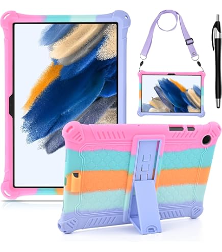 TECHGEAR Protection Écran En Verre Trempé Galaxy Tab A8 10.5 Pouces (SM-X200 /SM-X205) Protecteur D'Écran En Verre Trempé [Anti Rayures] Compatible Avec Samsung Galaxy Tab A8 2021 Verre Trempé