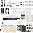Faazy Candle Making Kit - with 1.8L Wax Melting Pot, Candle Melting Pot for Candle Making Electric Non-Stick Candle Making Pouring Pot, Wax Melting Tool with Heat-Resistant Handle Candle Starter Kit