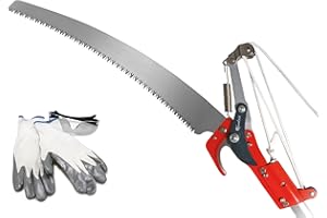 KAMIKAZE PERFORMANCE IN YOUR HANDS KAMIKAZE Sécateur à perche KM-62 télescopique pour branches de 25 mm. Design extra léger. Comprend une perche extensible de 3 m. Système de coupe Bypass