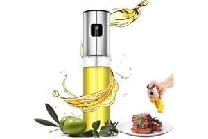 TWUTGAYW Oil Spray Bottle, 1pcs 100ml Glass Vinegar Sprayer, Dressing Spray Grilling Oil Sprayer Dispenser for Cooking Kitchen Air Fryer Salad Baking BBQ