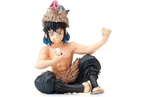 Puruuige Figura de anime Hashibira Inosuke, personajes de dibujos animados de anime, estatua coleccionable, figura de modelo, juguetes para fanáticos, colección de regalos