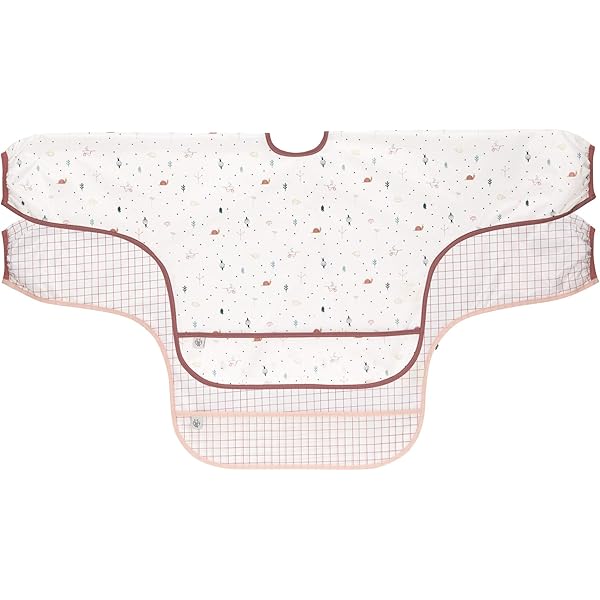 Sterntaler Ärmellätzchen Fuchs Filou - Süßes Baby-Lätzchen Mit Ärmeln In Graublau