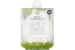 Daily Concepts Daily Dual Texture Scrubber to Exfoliate or Cleanse, Smooth Texture making it and Gentle for All Skin Types 59g