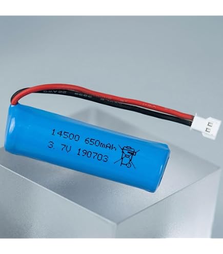 Batterie 14500 3.7V 1000mAh Avec Câble USB - Parfaite Pour Voitures
