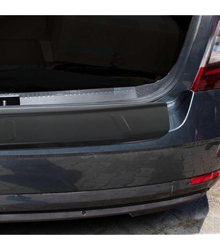 Protection De Seuil Arrière Inox Noir Sur Mesure Pour Skoda Kodiaq Ii Ps7 2024