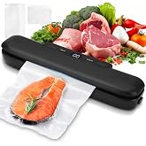 Vuxava Vacuum Sealer, Professional Automatic Vacuum Sealer for Kitchen, Vacuum Packaging Machine for Dry and Wet Food, Vacuum