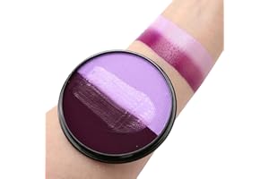 HISUNBEN Body Paints Upgrade 30g Face Paint and Children Washable Body Colour Face Paint Children's Make-Up Theatre Carnival Halloween Party 2Purple