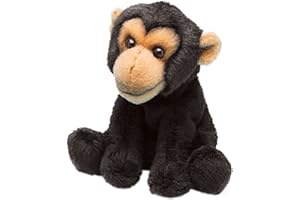 Suki Gifts International 12019 Small Sitting Monkey Plush Toy, Black
